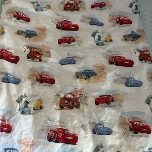 Pottery Barn Kids Cars Bedding Sheet - Red, Blue, Yellow